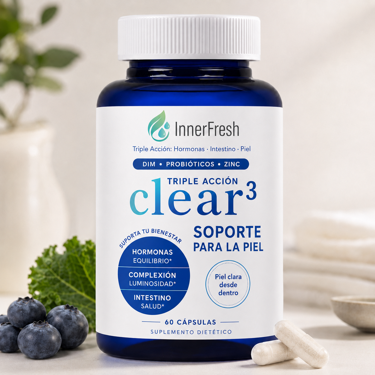 Clear3 -Adiós al Acné Hormonal