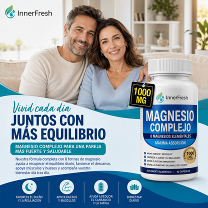Magnesio 8en 1 Duerme mejor. Recupérate antes
