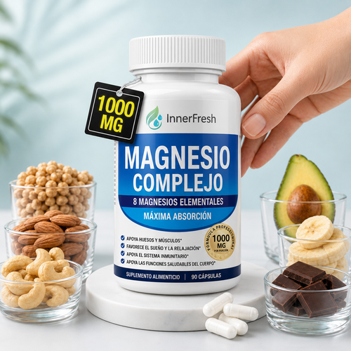 Magnesio Complex · Tu descanso, energía y músculo en una sola cápsula