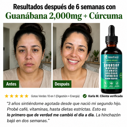 Gotas Verdes 10 en 1 · Renueva tu Digestión y Energía