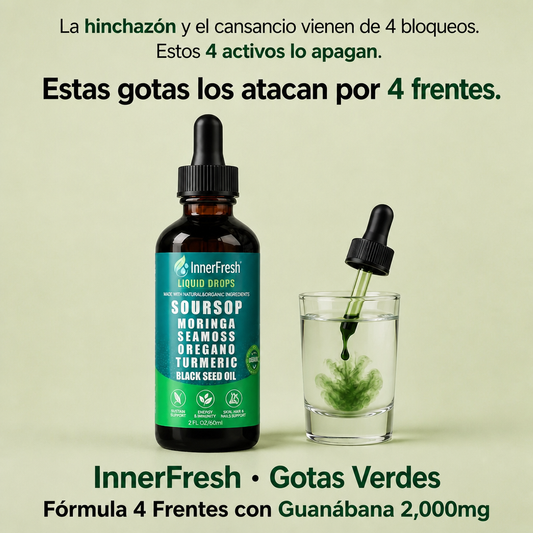 Gotas Verdes 10 en 1 · Renueva tu Digestión y Energía